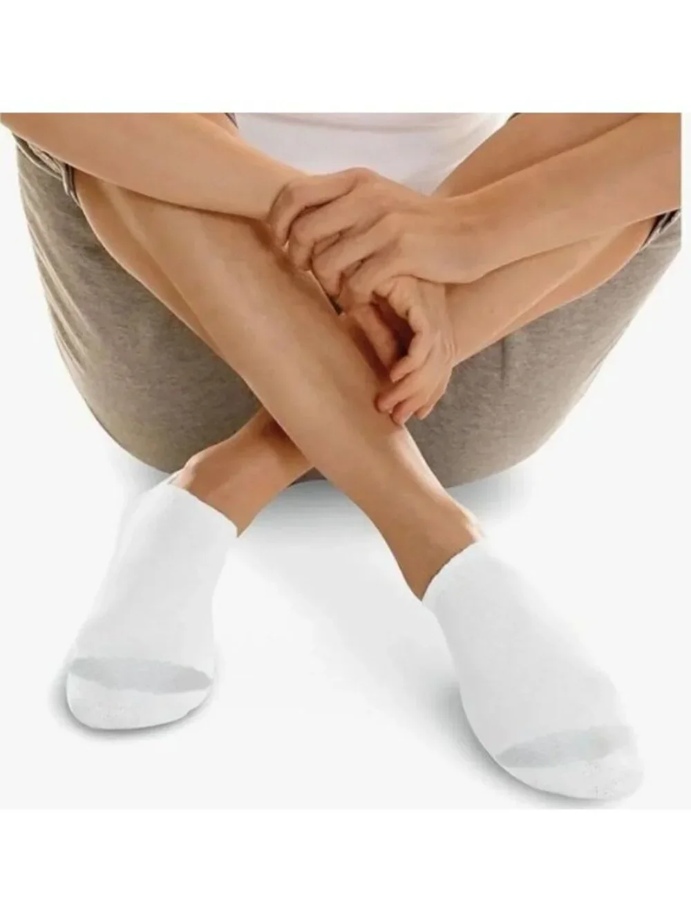 Hanes Women's No Show Socks 12 Pack 5-9